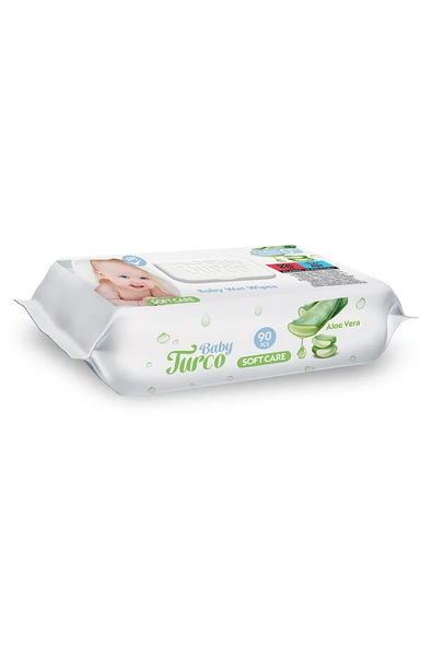 Baby Turco Softcare Aloe Vera Islak Havlu 90lı ürün görseli 1