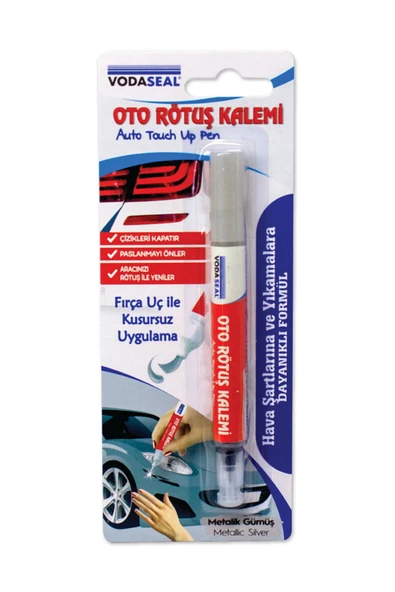 3 ADET Vodaseal Gümüş Oto Rötuş Kalemi ürün görseli 1