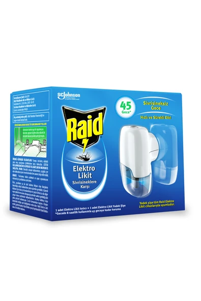 Raid Sinekkovar 45 Gece Sistem 27 ml ürün görseli 1