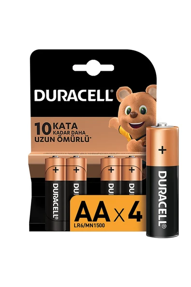 4 ADET Duracell Kalem 4'lü Pil ürün görseli 1