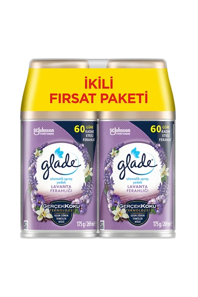 4 ADET Glade Otomatik Sprey 2'li Lavanta 269 ml x 2 ürün görseli 1