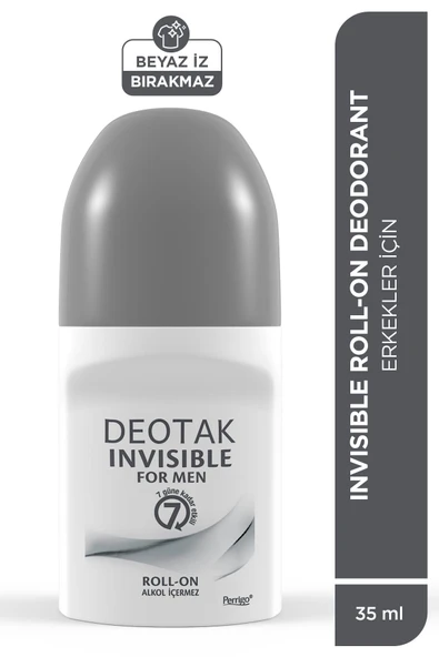 4 ADET Deotak Roll On Invisible 35 ml Bay ürün görseli 1