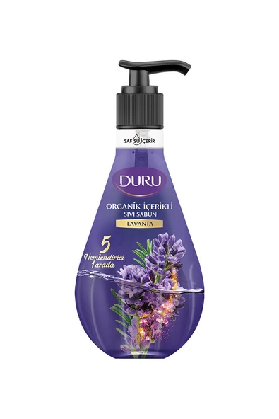 4 ADET Duru Sıvı Sabun Lavanta 500 ml ürün görseli 1