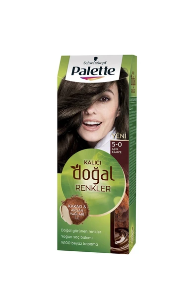4 ADET Palette Natural Saç Boyası 5.0 Açık Kahve ürün görseli 1