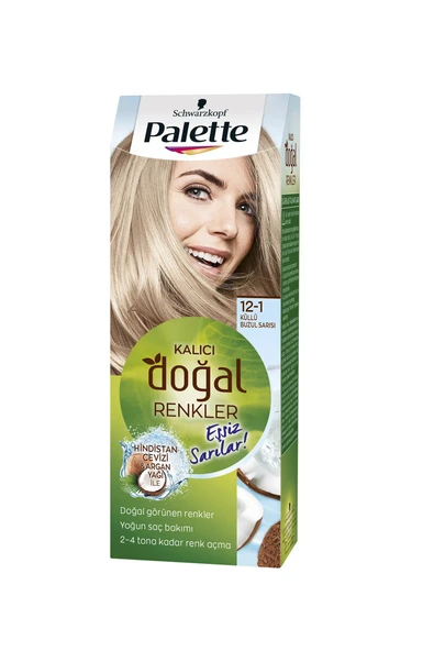 4 ADET Pnc Pallette Saç Boyası 12-1 Küllü Buz Sarısı ürün görseli 1