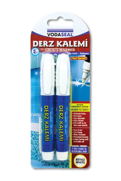 2 ADET Vodaseal Derz Kalemi 2'li Beyaz ürün görseli 1