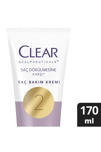 4 ADET Clear Saç Kremi 170 ml Scalpceuticals Dökülme Karşıtı ürün görseli 1