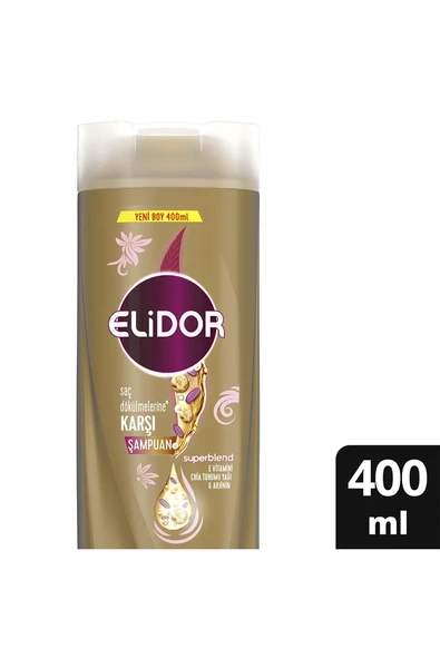 4 ADET Elidor Dökülme Karşıtı Şampuan 400 ml ürün görseli 1