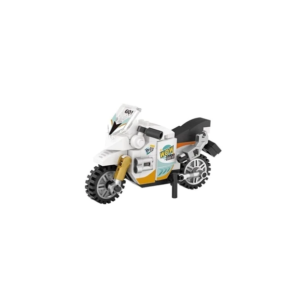 2 ADET Loz Motorsiklet 120 Parça Block Oyuncak-Mini Poşet 8624 ürün görseli 1