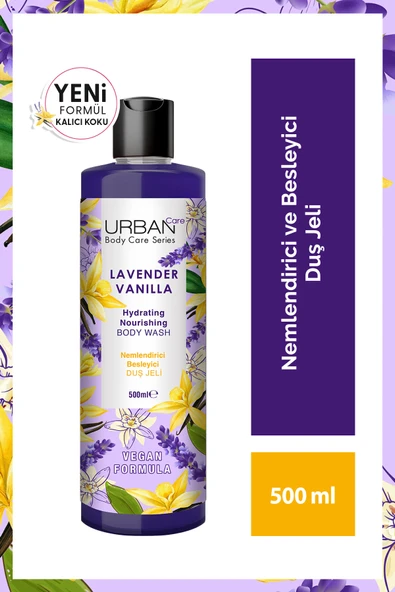 4 ADET Urban Care Lavender Vanilla Duş Jeli 500 ml ürün görseli 1