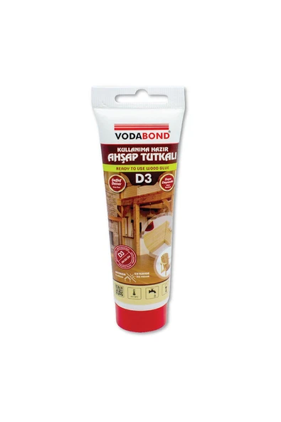 2 ADET Vodabond D3 Ahşap Tutkal Şeffaf 150g ürün görseli 1