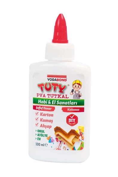 2 ADET Vodabond Tuty Pva Tutkal Şeffaf 100ml ürün görseli 1