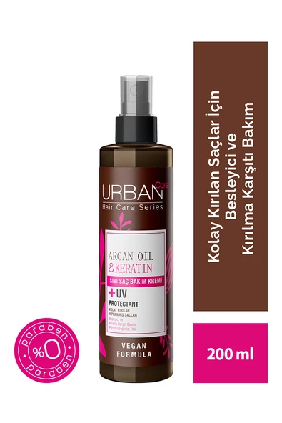 4 ADET Urban Care Argan Oil & Keratin 200ml Sıvı Saç Kremi ürün görseli 1