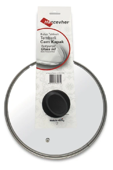 3 ADET Hascevher Cam Kapak 22 Cm ürün görseli 1