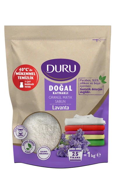 4 ADET Duru Granül Sabun Lavanta 1000 g ürün görseli 1
