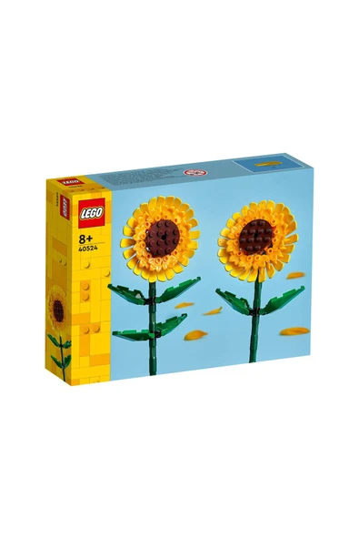 4 ADET LEGO Flowers Ayçiçeği - Resim 2