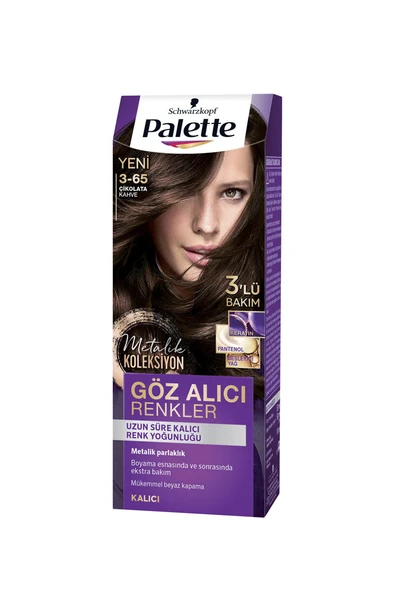 4 ADET Pnc PaletteSaç Boyası Göz Alıcı Renkler 3-65 Dark Chocolate ürün görseli 1