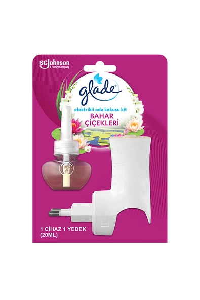 2 ADET Glade Elektrikli Kit Oda Kokusu Bahar Çiçekleri ürün görseli 1