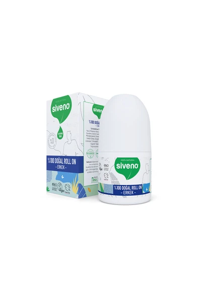 2 ADET Siveno Doğal Roll on Erkek 50 ml ürün görseli 1