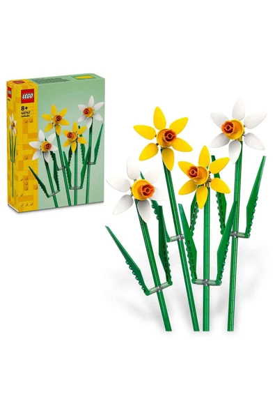 2 ADET Lego Lel Flowers Nergis 40747 - Resim 2