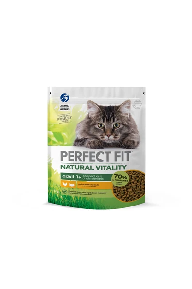 2 ADET Perfect Fit Natural Vitality Yetişkin Tavuklu Hindili Kuru Mama 1 Kg ürün görseli 1