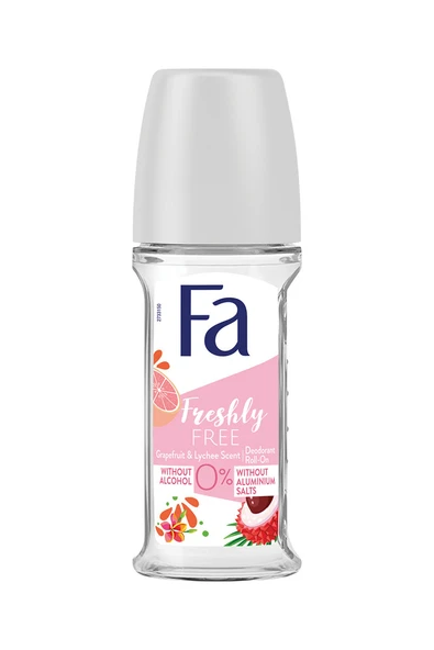 3 ADET Fa Roll-On Freshly Free Grapefruit&Lychee Kadın 50 ml ürün görseli 1