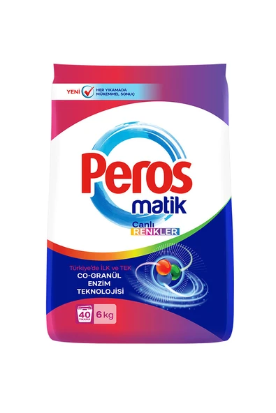 2 ADET Peros Çamaşır Deterjanı 6 kg ürün görseli 1
