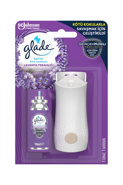 3 ADET Glade Banyo Lavanta 10 ml + Cihaz ürün görseli 1