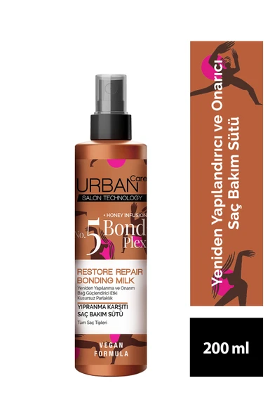3 ADET Urban Care No.5 Bond Plex Yıpranma Karşıtı Saç Bakım Sütü 200 ml ürün görseli 1