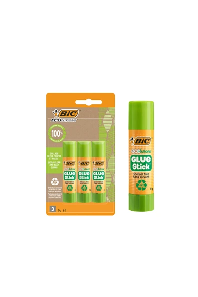 3 ADET Yapıştırıcı Bic Glue Stick 8 Gr X3 ürün görseli 1