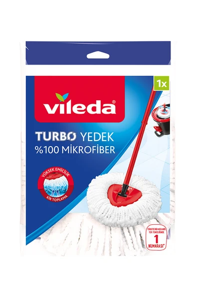 3 ADET Vileda Temizlik Seti Turbo Yedek ürün görseli 1