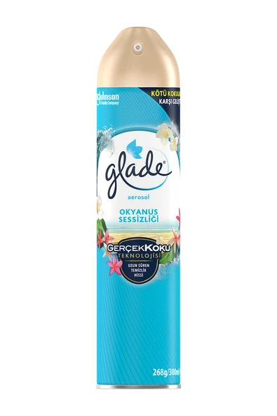 3 ADET Glade Oda Kokusu Aerosol 300 ml Okyanus Sessizliği ürün görseli 1