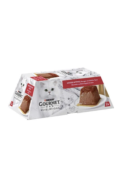 3 ADET Purina One Gourmet Revelations 57 x 2 g Etli ürün görseli 1