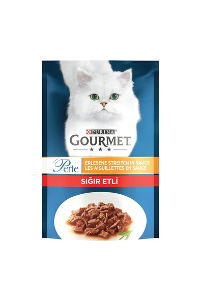 3 ADET Purina One Gourmet Perle 85 g Etli ürün görseli 1