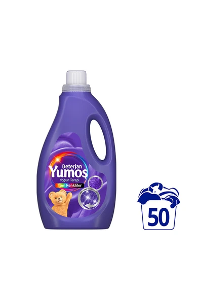 2 ADET Yumoş Sıvı Deterjan Tüm Renkliler 50 Yıkama 2500 ml ürün görseli 1
