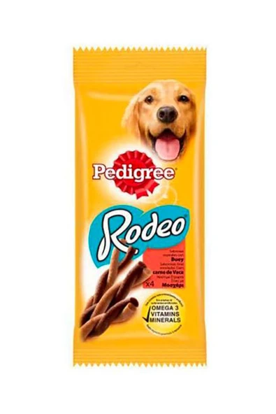 3 ADET Pedigree Rodeo Sığır Etli Ödül Maması 70G ürün görseli 1
