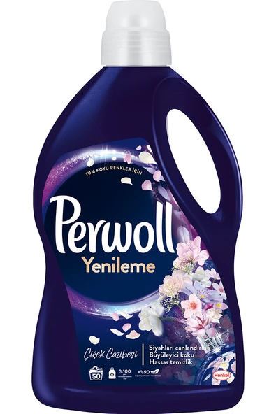 2 ADET Perwoll Sıvı Bakım Deterjanı Koyu Renkler 50 Yıkama 2750 ml ürün görseli 1