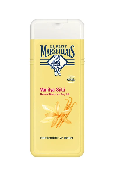 2 ADET Le Petit Marseillais Duş Jeli Vanilya Sütü 400 ml - Resim 2