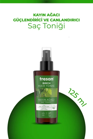 4 ADET Tresan Kayın Güçlendirici ve Canlandırıcı Saç Toniği 125ml ürün görseli 1