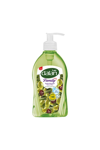 2 ADET Dalan Family Sııv Sabun Zeytin Mucizesi 400 ml ürün görseli 1