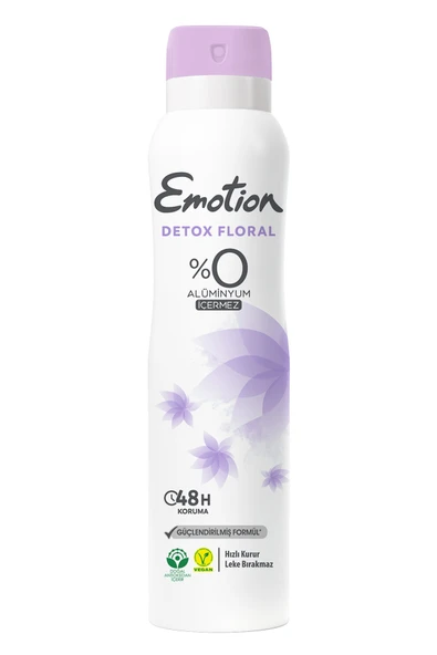 2 ADET Emotion Detox Floral 150 ml Deodorant - Resim 2
