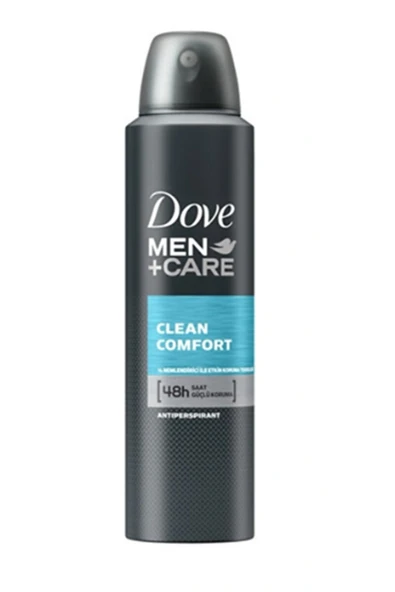 3 ADET Dove Deodorant Clean Comfort Sprey Erkek 150 ml ürün görseli 1