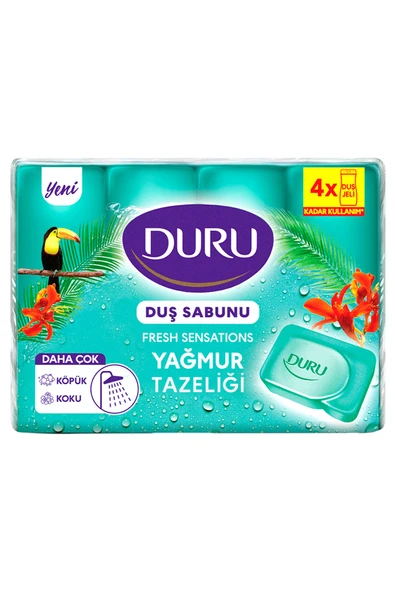 3 ADET Duru Duş Sabunu Fresh Yağmur Ormanı 4x150 g ürün görseli 1