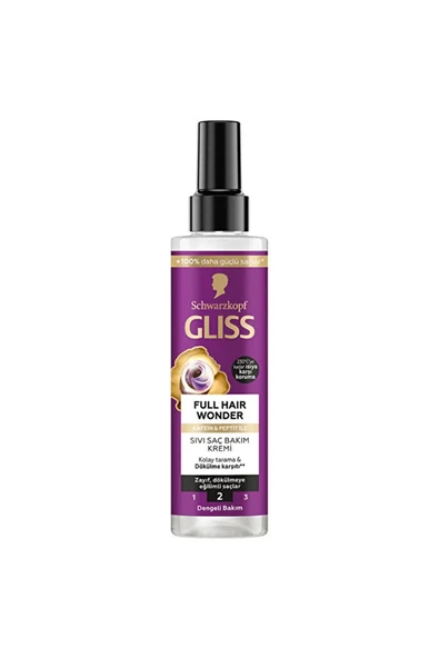 Gliss Sıvı Saç Kremi 200 ml Full Hair Wonder ürün görseli 1