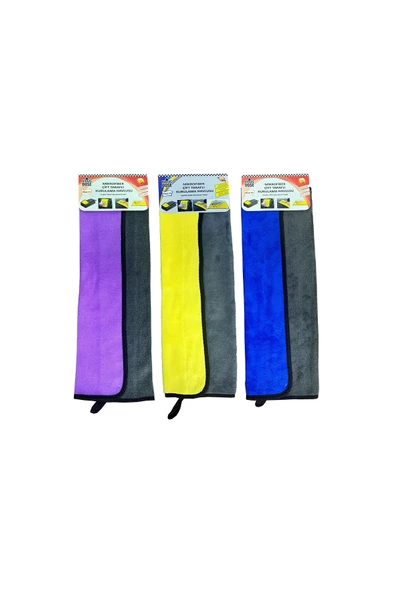 4 ADET Magic Dose Microfiber Çift Taraflı Kurulama Bezi 50x40 cm - Resim 2
