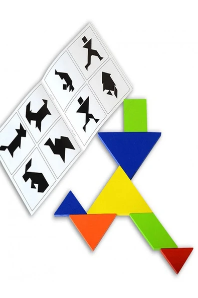 4 ADET New Toys Tangram - Resim 2