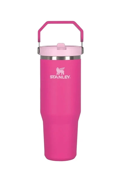 Stanley The IceFlow Flip Straw Pipetli Termos Violet Blossom 0.89 Litre ürün görseli 1