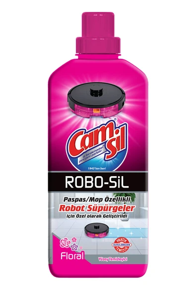 Camsil Robo-Sil Robot Süpürge Yüzey Temizleyicisi Floral 900 ml ürün görseli 1