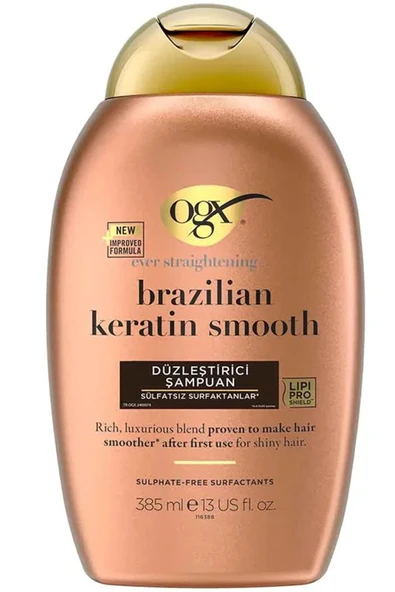 2 ADET Ogx Brazilian Keratin Şampuan 385 ml ürün görseli 1