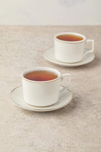 Hometime Porselen Çay Fincanı Seti 6'lı 230 ml ürün görseli 1